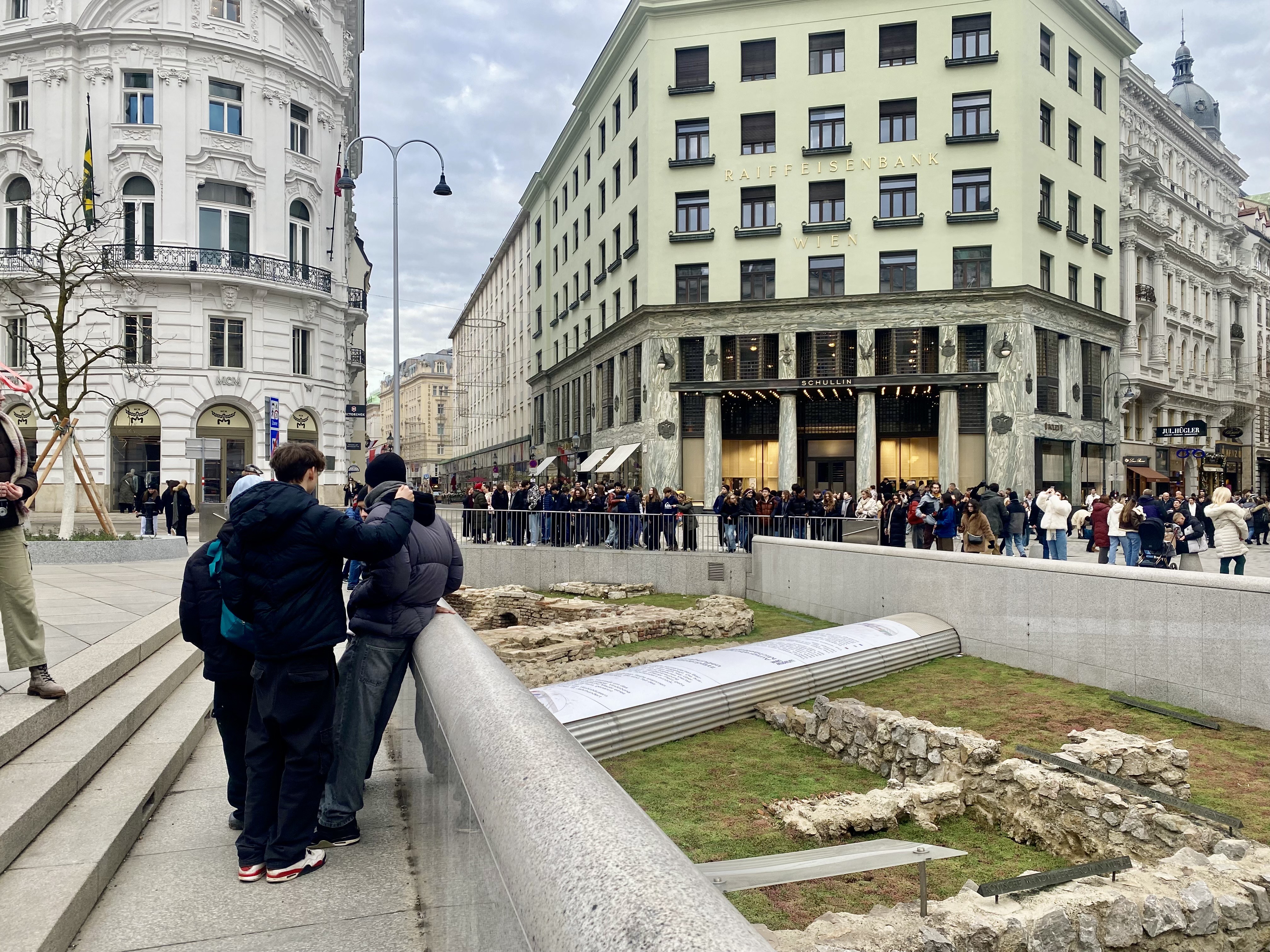 Archeologické naleziště na náměstí Michaelerplatz