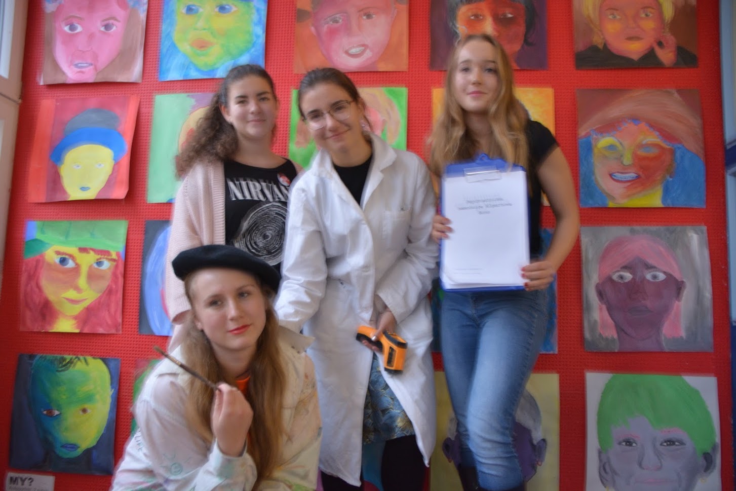 Studentka jako malířka