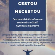 Plakát k cestovatelské konferenci